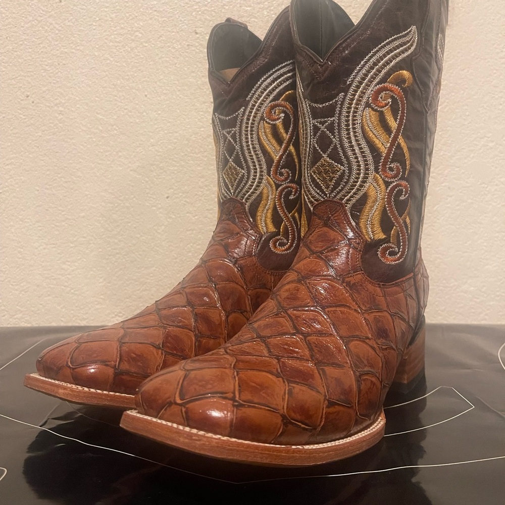 Brown Western Leather Boots